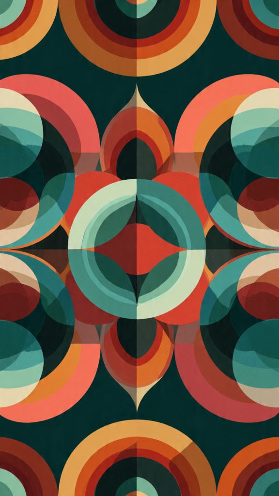 a beautiful image for retro 70s pattern wallpaper 1