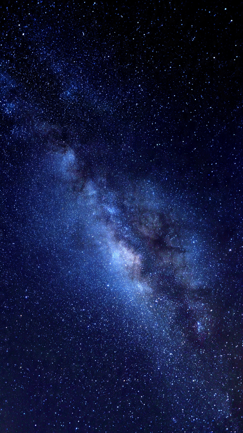 Midnight Blue Starry Sky Wallpaper