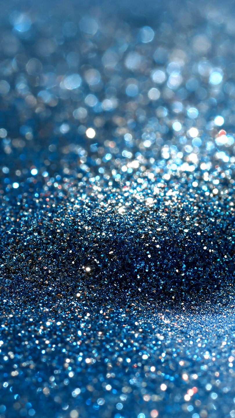 a beautifull image of blue sparkle aesthetic wallp