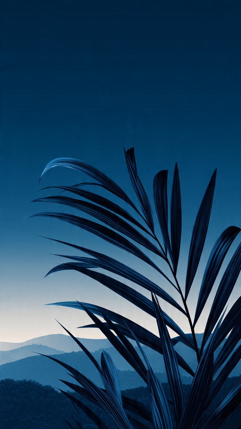 a beautifull image of moody navy blue minimal wall