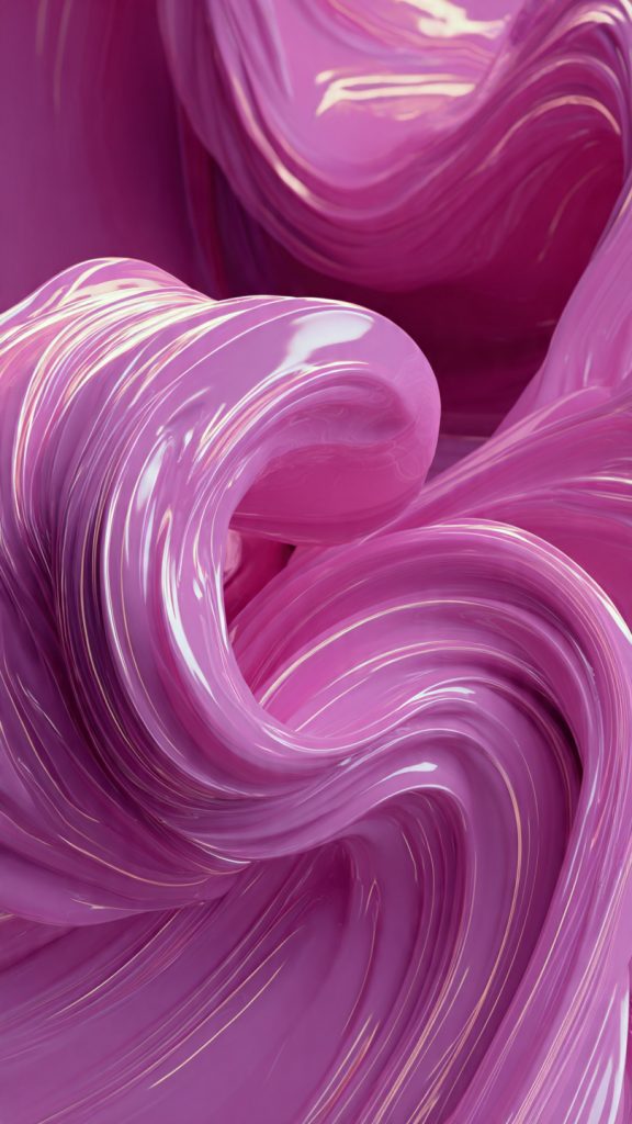 abstract pink paint waves wallpaper