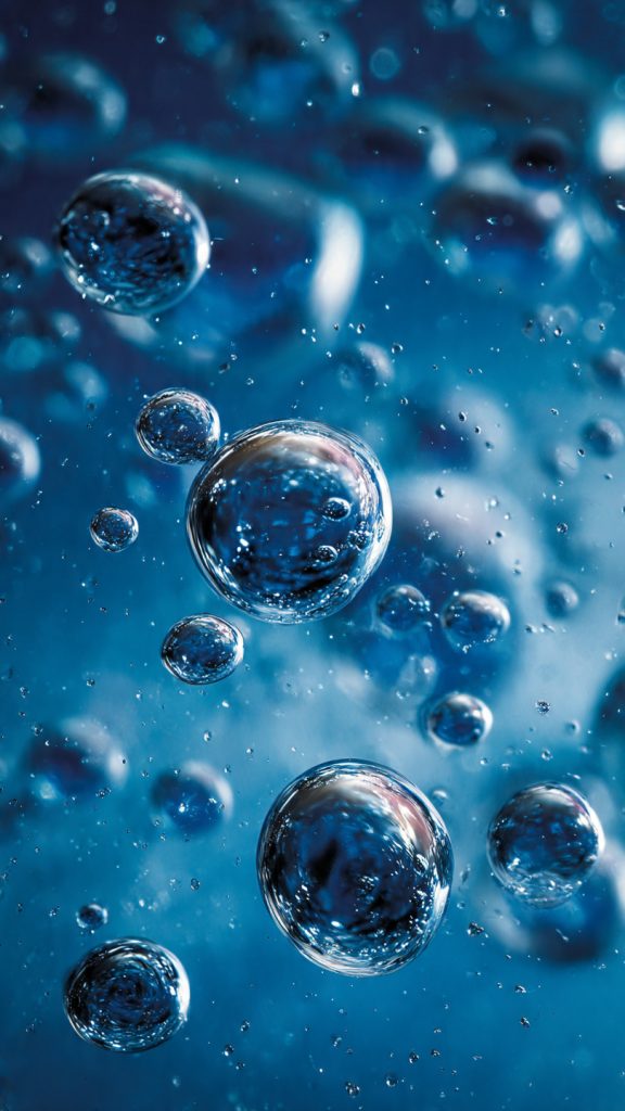 an attractive image of azul bubble water wallpaper