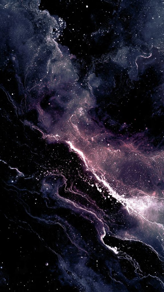 an attractive image of black galaxy aesthetic wall