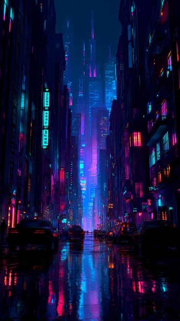 an attractive image of black neon glow wallpaper i