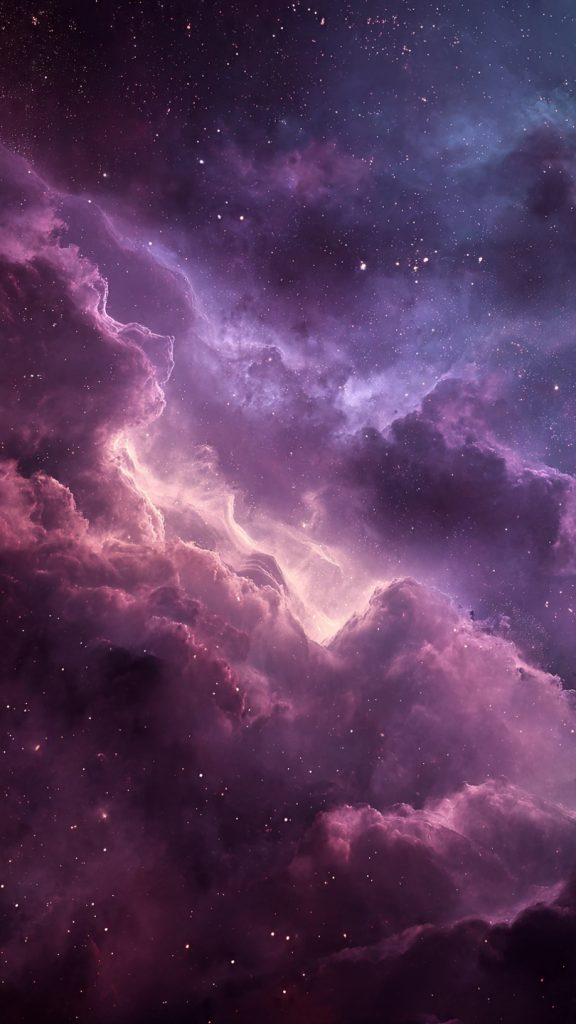 an attractive image of dark purple nebula wallpape