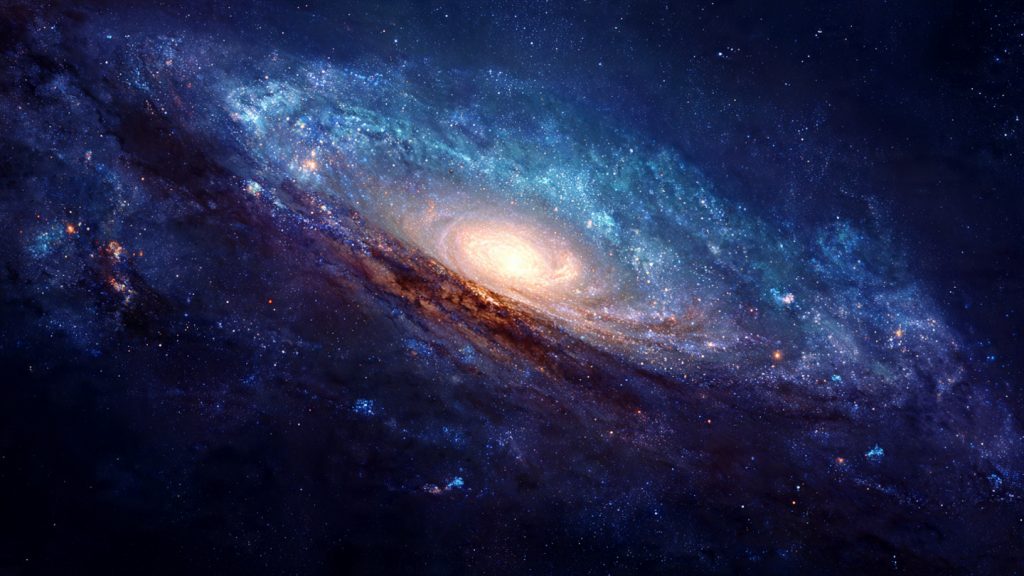 an attractive image of galaxy universe desktop wal