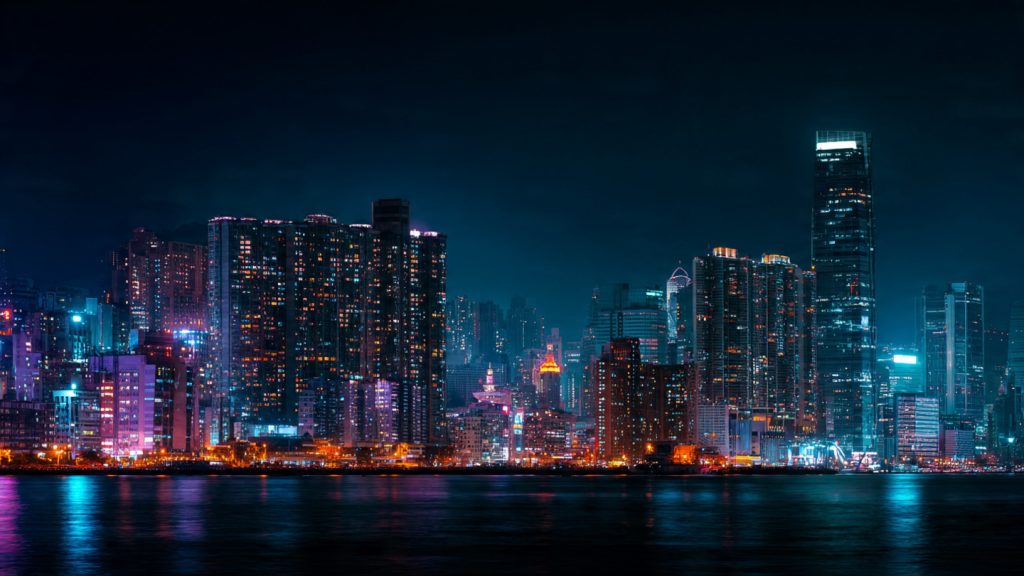 an attractive image of night cityscape wallpaper i
