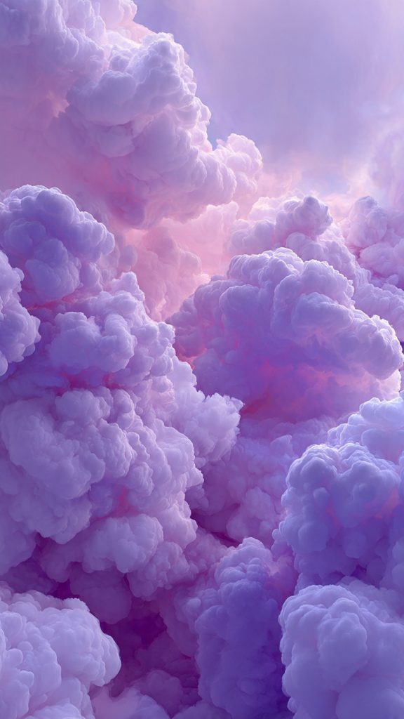 an attractive image of pastel purple cloud wallpap