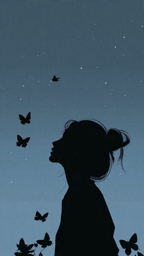 butterfly silhouette aesthetic 5