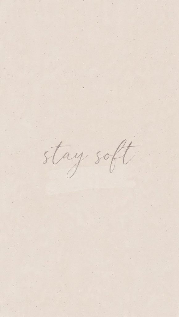 minimal aesthetic quote wallpaper with soft beige 3