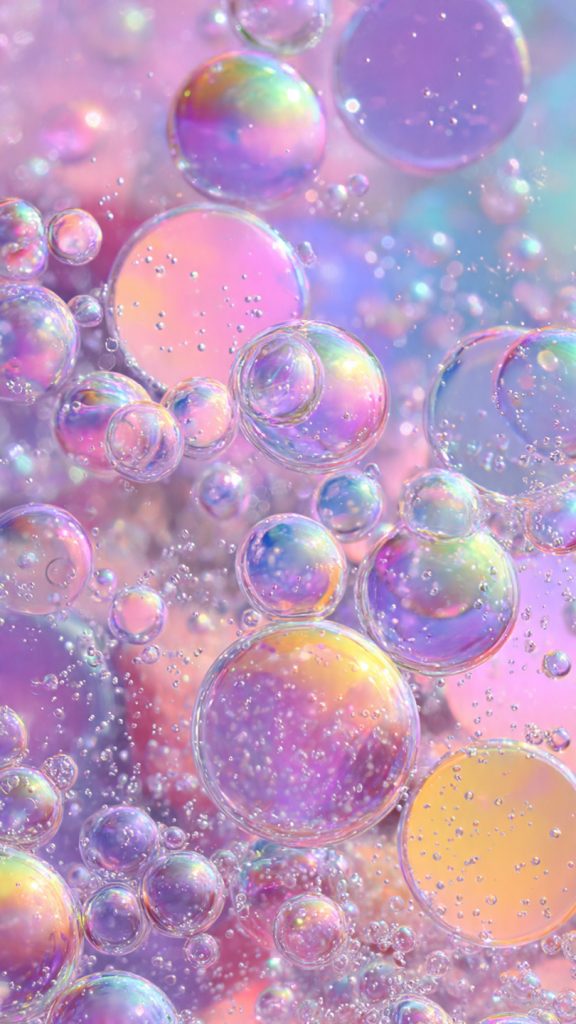 pastel bubble dream wallpaper