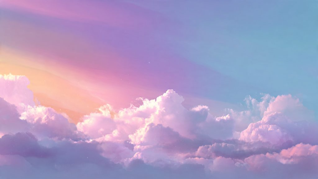 pastel gradient sky bliss
