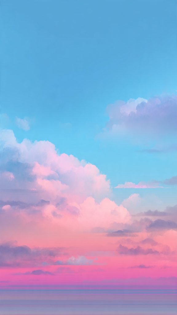 pastel sky gradient calm