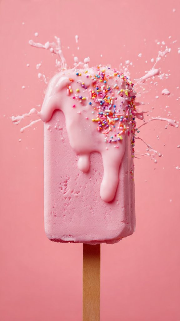 pink pastel ice cream pop wallpaper
