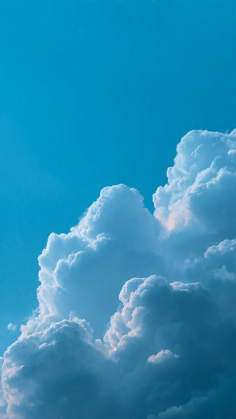 soft sky blue minimal wallpaper