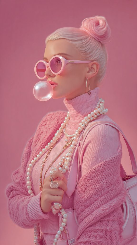 bubblegum pink y2k wallpaper