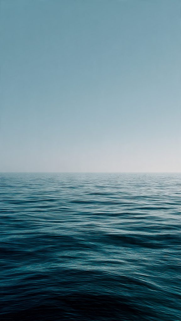 calm minimal ocean horizon wallpaper