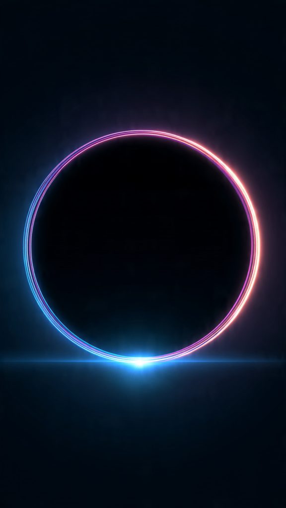 dark minimal circle wallpaper