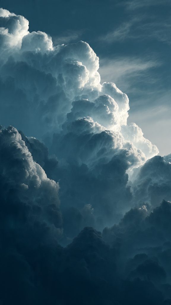 minimal cloud sky wallpaper