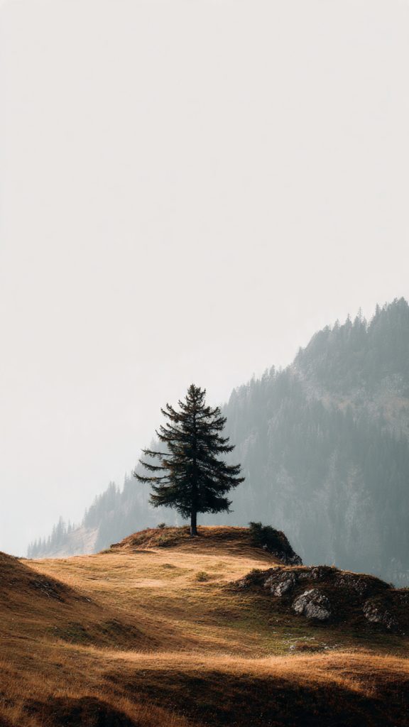 minimal nature landscape wallpaper
