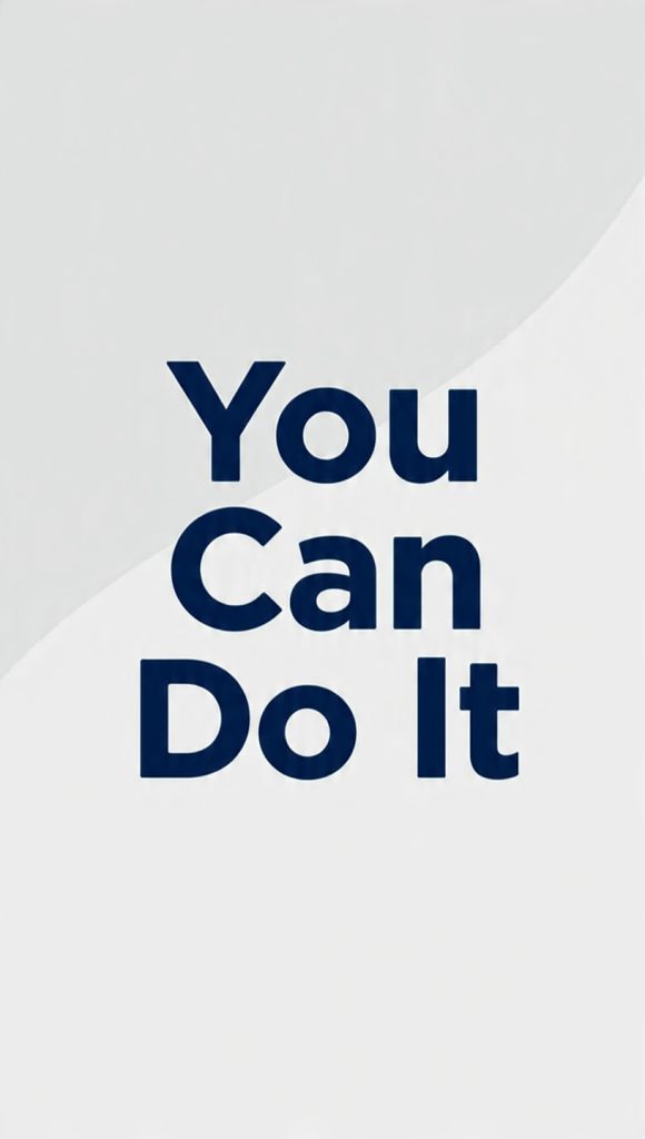 ✨ Wallpaper Aesthetic Motivation Ideas That Make Your Screen Feel Inspiring Every Day 2 minimal you can do it wallpaper