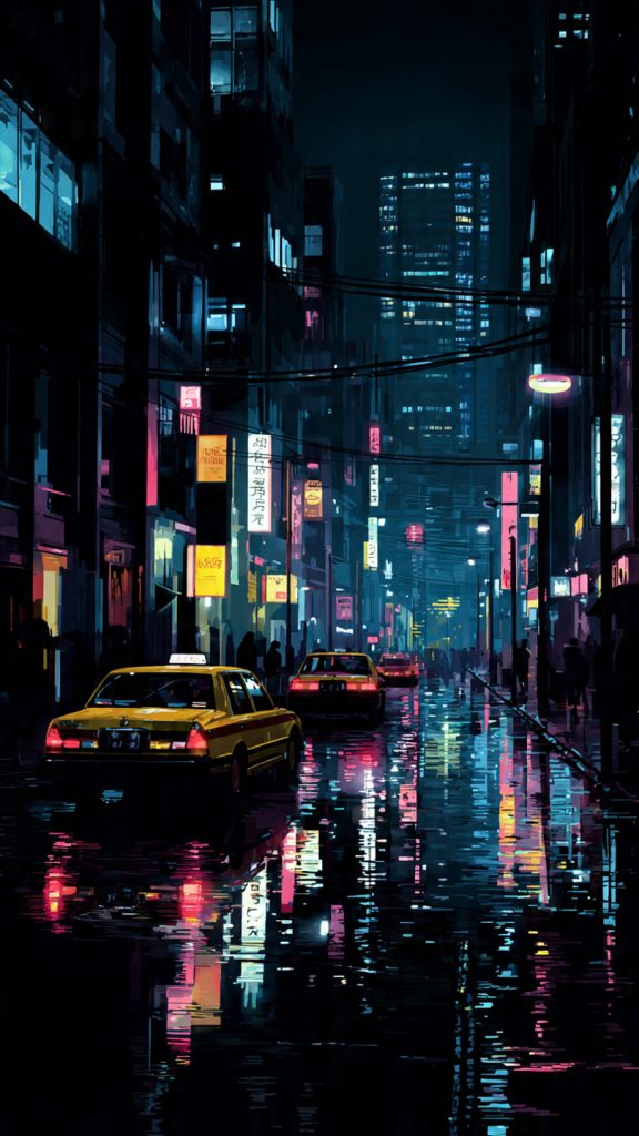 Wallpaper Aesthetic Music: Dreamy Background Ideas for Music Lovers 11 night city music wallpaper