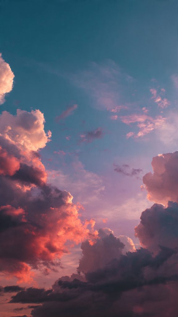 pastel sunset sky wallpaper