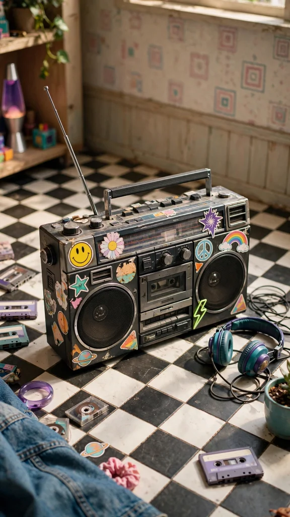 90s Aesthetic: 12 Retro 90s Wallpaper Ideas 4 90s aesthetic retro boombox wallpaper