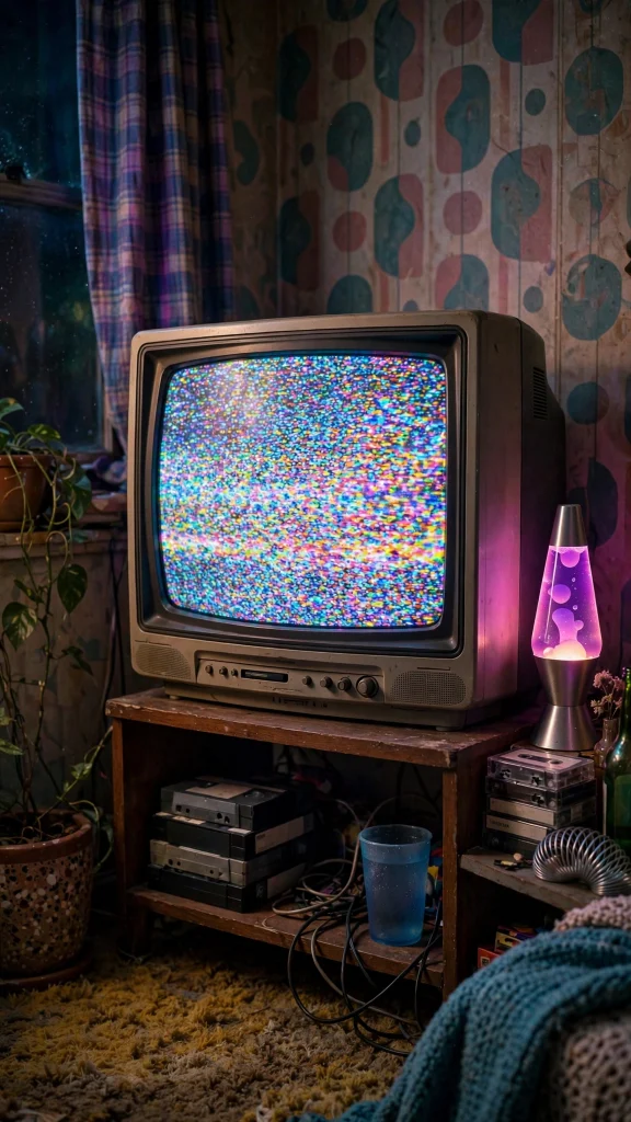 90s Aesthetic: 12 Retro 90s Wallpaper Ideas 7 90s aesthetic CRT television wallpaper