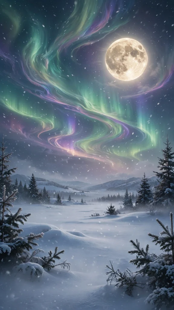 Aurora Aesthetic: 12 Magical Northern Lights Wallpaper Ideas 10 Aurora aesthetic moon wallpaper