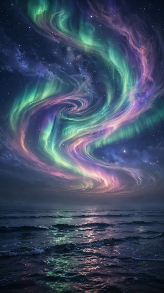 Aurora Aesthetic: 12 Magical Northern Lights Wallpaper Ideas 5 Aurora aesthetic ocean wallpaper