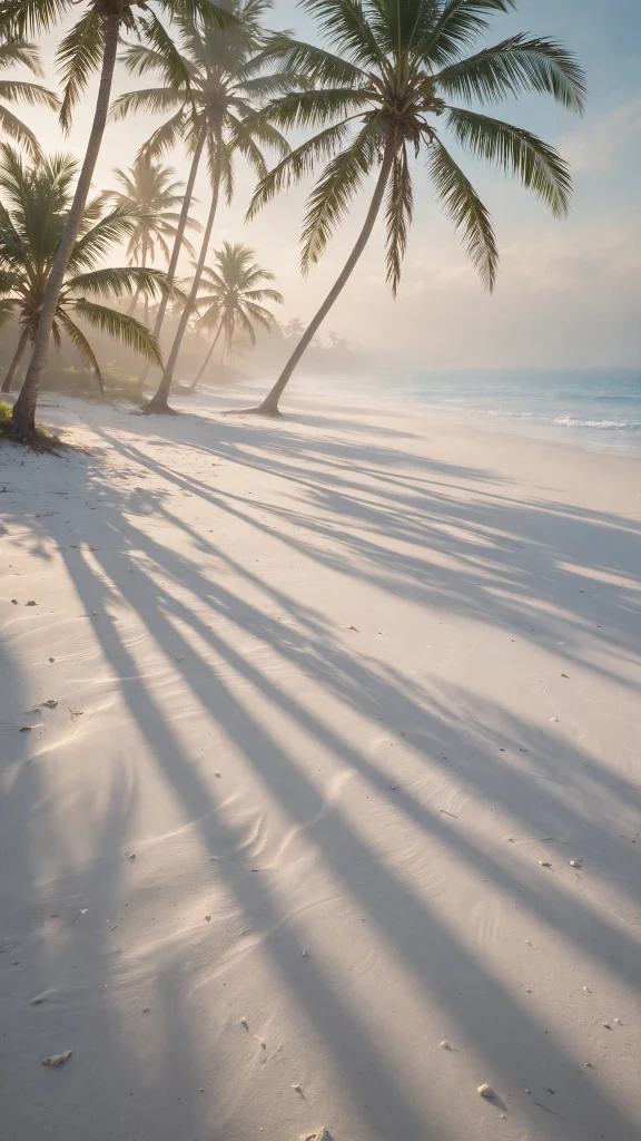 Beach Aesthetic: 12 Tropical Beach Wallpaper Ideas 11 Beach Aesthetic palm shadows wallpaper