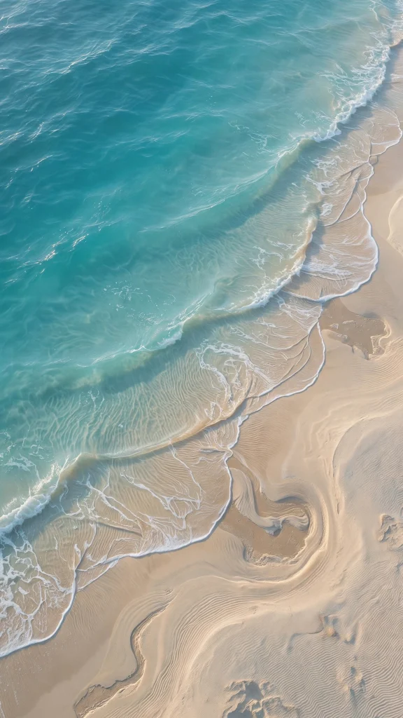 Beach Aesthetic: 12 Tropical Beach Wallpaper Ideas 2 Beach Aesthetic aerial shoreline wallpaper
