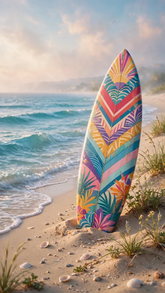 Beach Aesthetic: 12 Tropical Beach Wallpaper Ideas 4 Beach Aesthetic surfboard wallpaper