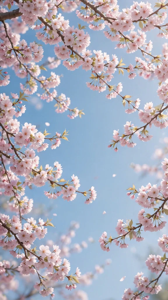 Cherry blossom aesthetic branches wallpaper
