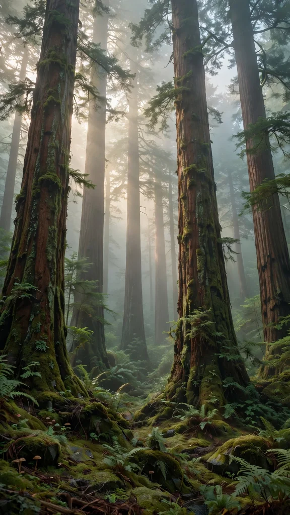 Forest Aesthetic: 12 Lush Green Forest Wallpaper Ideas 5 Forest aesthetic redwood wallpaper