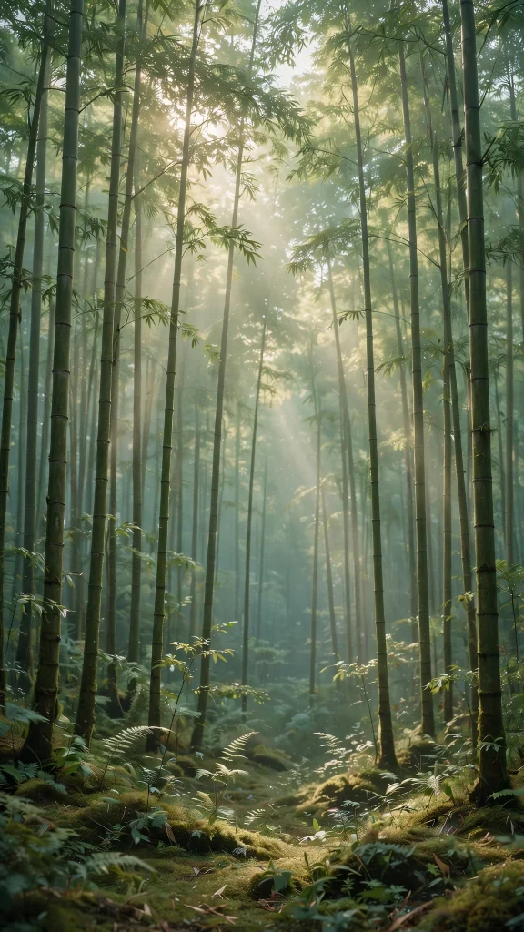 Forest Aesthetic: 12 Lush Green Forest Wallpaper Ideas 7 Forest aesthetic bamboo wallpaper