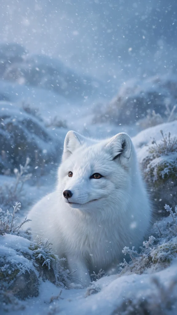 Fox aesthetic arctic fox wallpaper