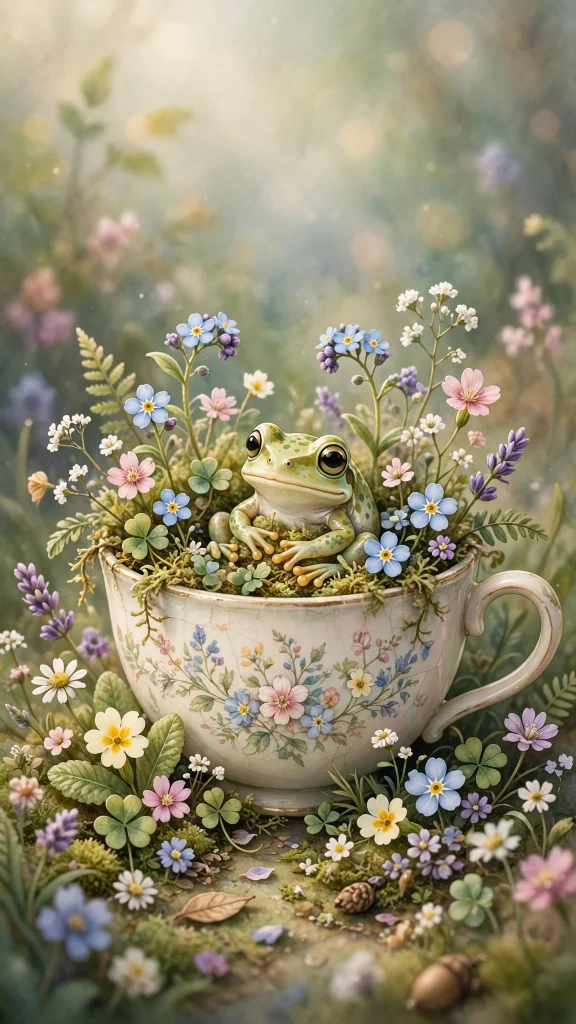Frog Aesthetic: 12 Cute Frog Wallpaper Ideas 8 Frog aesthetic teacup frog wallpaper