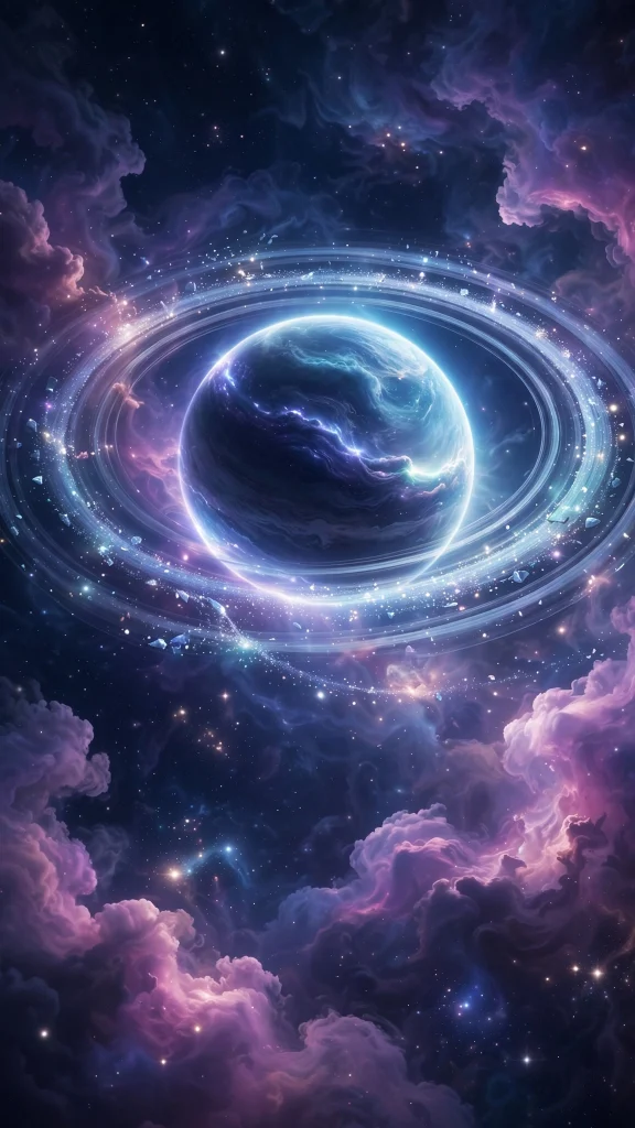 Galaxy Aesthetic: 12 Cosmic Galaxy Wallpaper Ideas 4 Galaxy Aesthetic ringed planet wallpaper