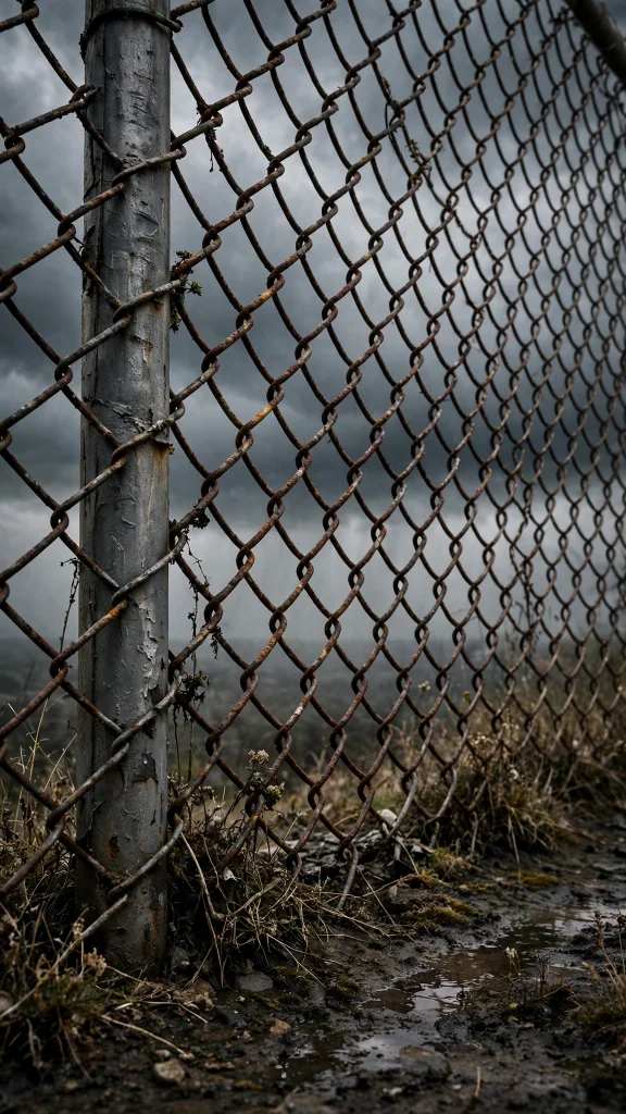 Grunge Aesthetic: 12 Edgy Grunge Wallpaper Ideas 7 Grunge aesthetic chain-link fence wallpaper