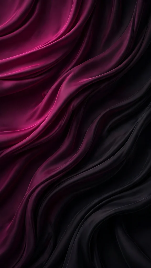 17 Stunning wallpaper pink dark for Your Phone 1 deep magenta and black silk gradient waves flowing diagonally