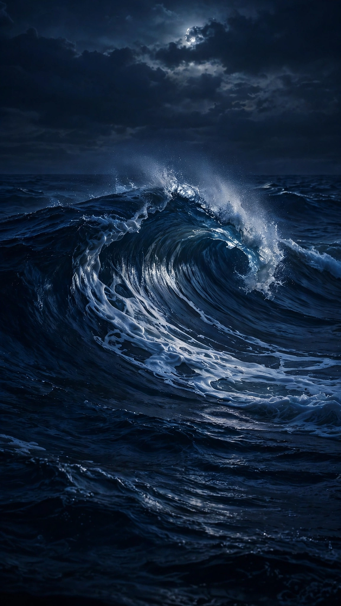 17 Wallpaper Aesthetic Dark Blue Looks for Your Phone