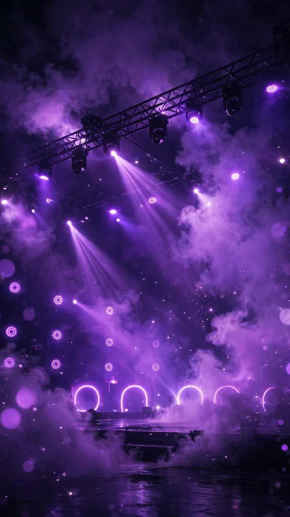 digital art idol portrait with blue stage lights hyunjin wallpaper