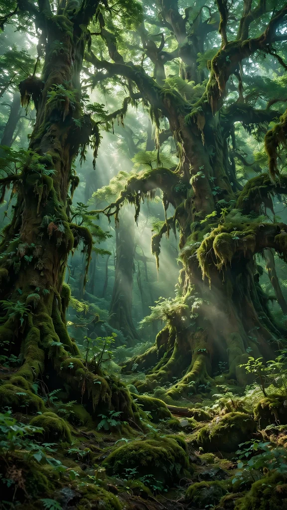 17 Fresh wallpaper iphone green Ideas You'll Love 1 Emerald moss covered forest with ancient trees