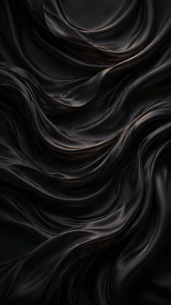 black silk fabric waves black wallpaper iphone