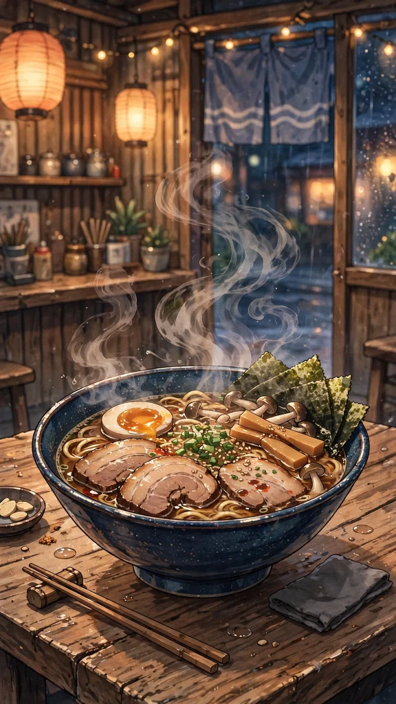 anime steaming ramen bowl shop naruto wallpaper