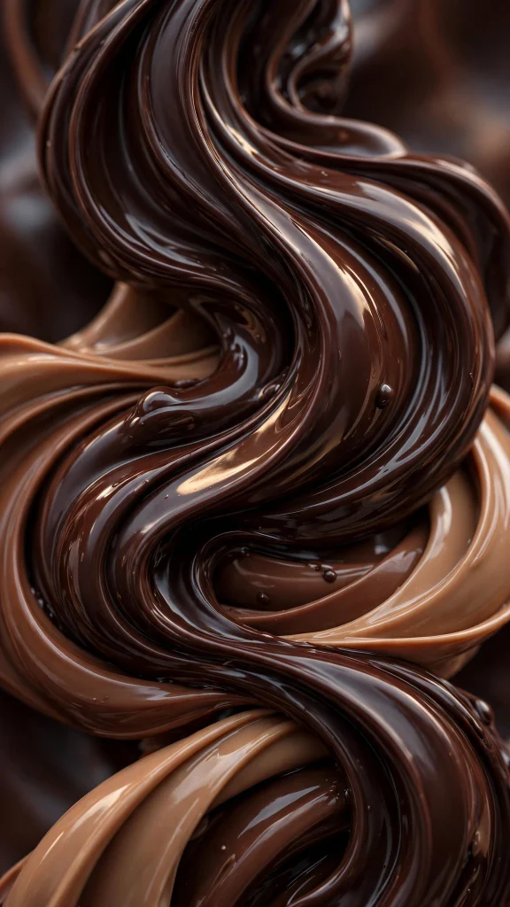 17 Cozy Wallpaper iPhone Brown Designs You'll Love 2 Glossy dark chocolate swirl wallpaper iphone brown