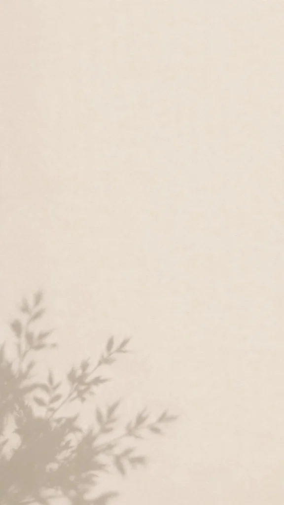 Beige minimal background with soft shadow