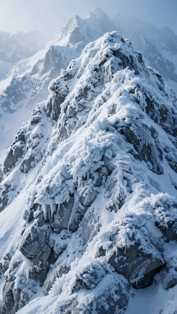8K Wallpaper: 17 Ultra Detailed Designs 8 snow mountain peak crisp detail 8k wallpaper